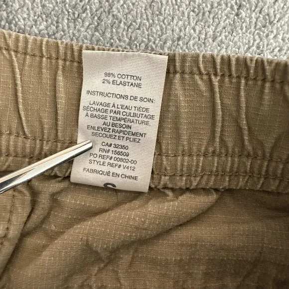 Vuori Pants Mens Small Khaki Jogger Stretch Travel Ripstop Climber Casual V412 - Picture 5 of 10